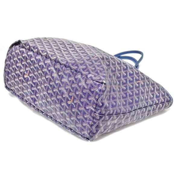 Goyard Saint Louis tote bag blue - Picture 6 of 9